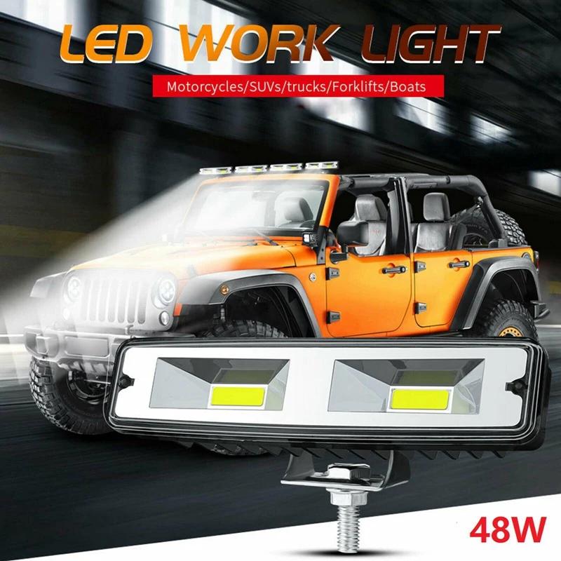 Ʈ ATV SUV UTE Ʈ LED ۾   ÷ , ε  Ȱ 4WD, 48W, 6 ġ